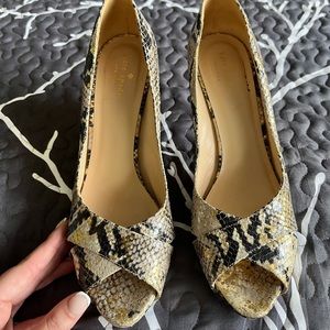 Snakeskin Kate Spade Heels